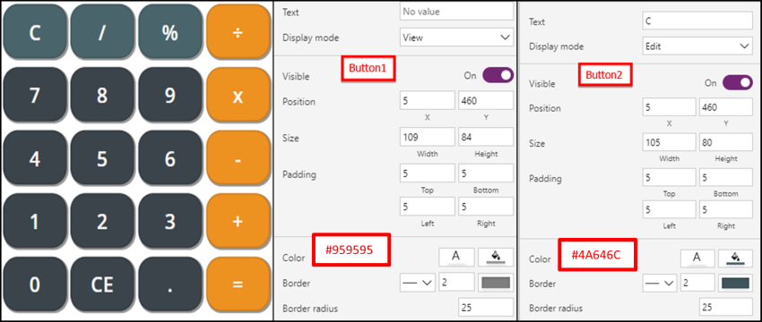 How to create a shadow effect in Power Apps